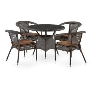 Комплект мебели Afina Garden T220CT коричневый