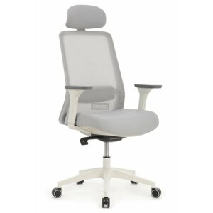 Кресло для персонала Riva Design Chair WORK W-218C светло-серая сетка