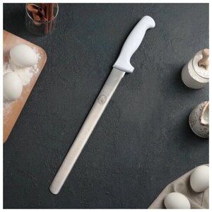 Нож для бисквита, мелкие зубчики, ручка пластик, рабочая поверхность 29,5 см (12"толщина лезвия 1,9 мм