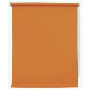 Рулонная штора на окна 48 х 175 см Лайт оранжевый