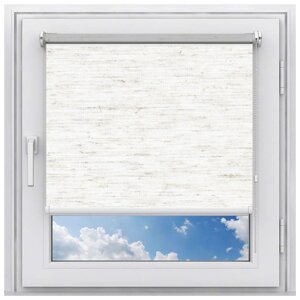 Рулонная штора на пластиковое окно Лен 115Х180 см
