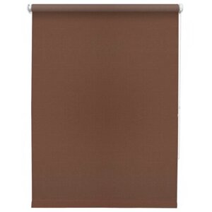 Рулонная штора Уют Шантунг, 100х175 см, Шоколадный