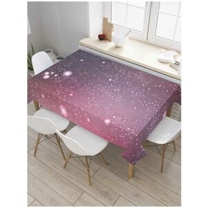 Скатерть прямоугольная JoyArty на кухонный стол "Звездные вспышки" из оксфорда, 180x145 см