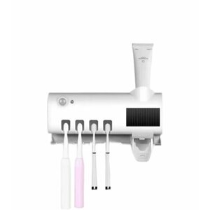Стерилизатор для зубных щеток Дозатор для зубной пасты с держателем