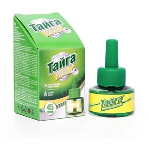 Дополнительный флакон-жидкость от комаров "Тайга", без запаха, 45 ночей, 30 мл