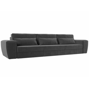 Прямой диван Лига-008 Long, Велюр, Модель 119016