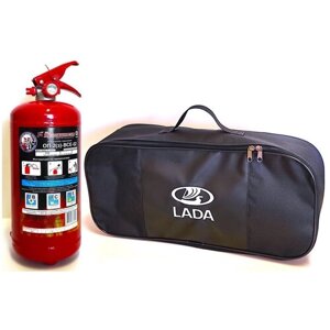 68171 Сумка автомобилиста, сумка для техосмотра с логотипом LADA и огнетушитель