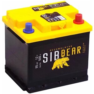 Аккумулятор автомобильный SIBBEAR 55 А*ч о. п. L1 207х175х190 Обратная полярность