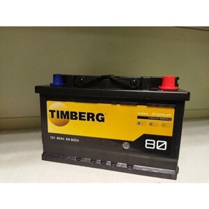 Аккумулятор автомобильный Timberg PREMIUM TP800 6СТ-80VL обр. 278x175x190