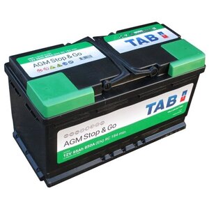 Аккумулятор для грузовиков TAB AGM Stop&Go AG95 (213090), 353х175х190, полярность обратная