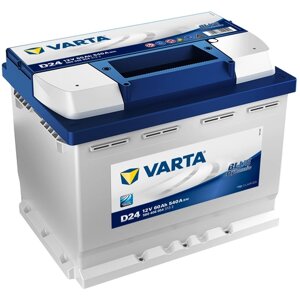 Аккумулятор для спецтехники VARTA Blue Dynamic D24 (560 408 054), 242х175х190, полярность обратная