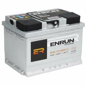 Аккумулятор Enrun Standart 60 А/Ч Обратная L2 242Х175х190 En600 А ENRUN арт. ES600