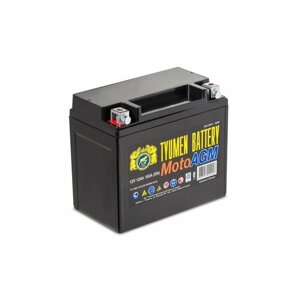 Аккумулятор tyumen battery MOTO AGM 12A/h 12V 150A 150х86х130