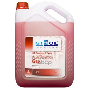 Антифриз G12 Gt Oil Gt Polarcool Extra Готовый 5л (Красный) GT OIL арт. 1950032214069