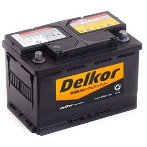 Авто аккумулятор DELKOR 58014