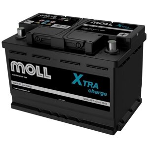 Авто аккумулятор MOLL X-TRA charge 75R