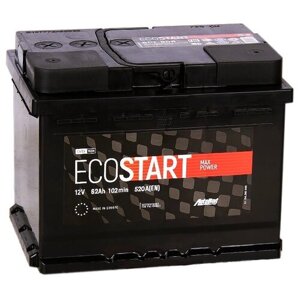 Автомобильный аккумулятор ECOSTART 62R