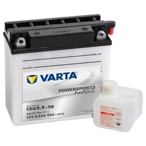 Автомобильный аккумулятор VARTA Powersports Freshpack (506 011 004), полярность обратная