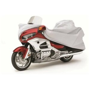 Чехол-тент для мотоциклов AutoStandart "Touring", размер XXL (260х100х130см), цвет: серебристый