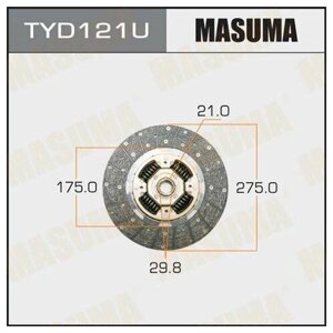 Диск сцепления "Masuma" 275*175*21*29.8 - Masuma арт. TYD121U