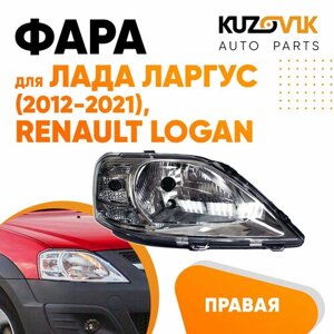 Фара правая Renault Logan (2009-2015)