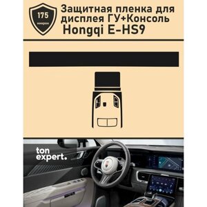 Hongqi E-HS9/Комплект защитной пленки для дисплея ГУ+Консоль