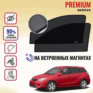 KERTEX PREMIUM (85-90%Каркасные автошторки на встроенных магнитах на передние двери Toyota Matrix 1(2002-2007)