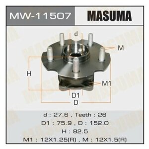 Комплект подшипника ступицы колеса Masuma MW11507 для Lexus NX; Toyota RAV 4 III, IV