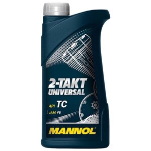Минеральное моторное масло Mannol 2-Takt Universal, 1 л, 1 шт.