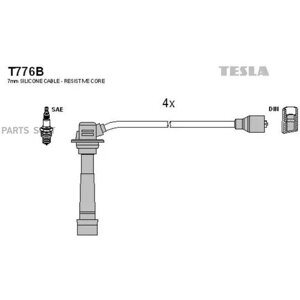 Провода зажигания tesla t776b Tesla T776B