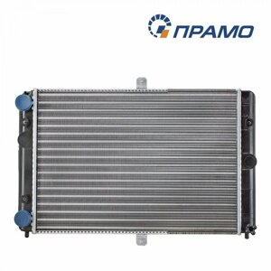 Радиатор охлаждения ВАЗ-21082 инжектор (двухрядный, сборный, алюминиевый с пластиковыми бачками) прамо", ЛР21082.1301012