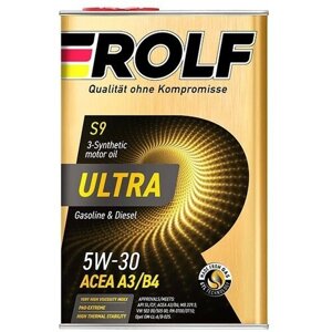 ROLF масло моторное ROLF ultra 5W-30 A3/B4 SL/CF (1л) 322933