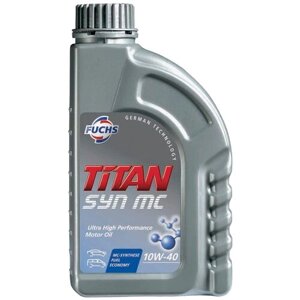 Синтетическое моторное масло FUCHS Titan Syn MC 10W-40, 1 л