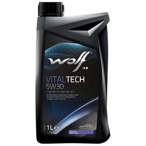 Синтетическое моторное масло Wolf Vitaltech 5W30, 1 л, 1 шт.