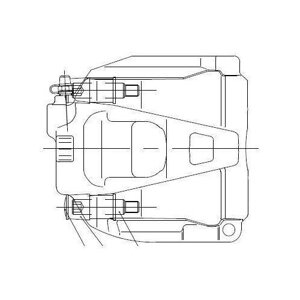 Суппорт тормозной передний правый TRIALLI CF 182562 для Audi A5, Audi A4
