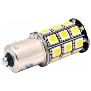 Светодиодная автомобильная лампа 1156 - PY21W - S25 - BAU15s - 27 SMD 5050 Black (Комплект 2 лампы.)