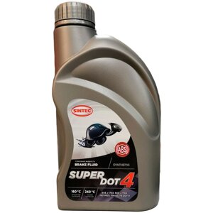 Тормозная жидкость 0.5л DOT-4 SUPER Sintec