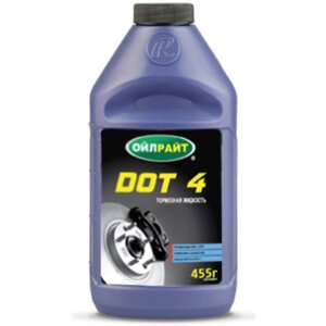 Тормозная жидкость oilright DOT-4, 455г
