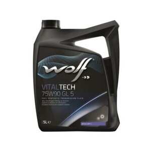 WOLF OIL 8304002 масло трансмиссионное синтетическое vitaltech 75W90 API GL-5, 5л