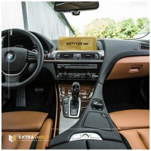 Защитная статическая пленка для экрана мультимедийной системы 12.3' на BMW 6-series (глянцевая)