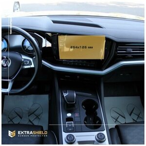Защитная статическая пленка для экрана мультимедийной системы 9' на Volkswagen Touareg (глянцевая)