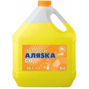 Антифриз Аляsка желтый А-40 G11, 5 кг