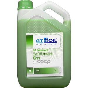 Антифриз Gt Polarcool G11 Зеленый 3 Кг GT OIL арт. 4665300010232