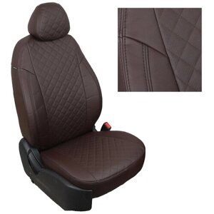 Чехлы на автомобильные сиденья Автопилот для Mazda 3 (BP) Sd c 19г. Ромб / цвет Шоколад + Шоколад