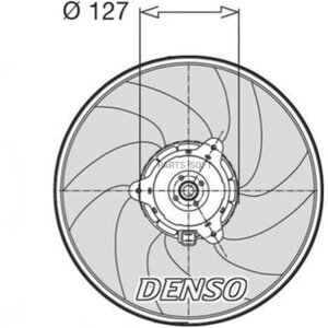 DENSO DER21003 Вентилятор радиат. охл. двиг.
