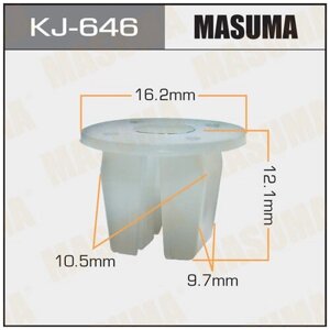 Клипса masuma KJ-646 | цена за 1 шт