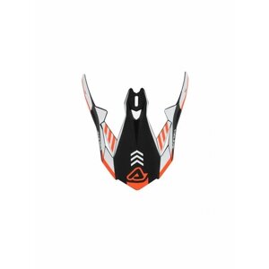 Козырек для кроссового мотошлема Acerbis X-TRACK 22-06 Black/Orange Fluo