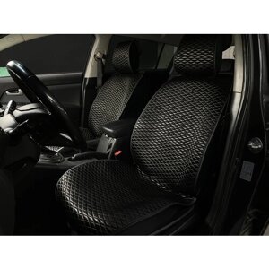 Накидки для Aston Martin V12 Zagato (2012-2023) на передние сиденья Maximal XX4, Флис, Черный