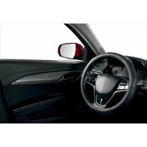 Оплетка на руль Мазда 6 (2015 - 2018) седан / Mazda 6, натуральная кожа (высокого качества), Черный