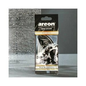Освежитель воздуха "AREON" MON AREON Black Crystal/Черный кристал, подвесной картон 704-043-323